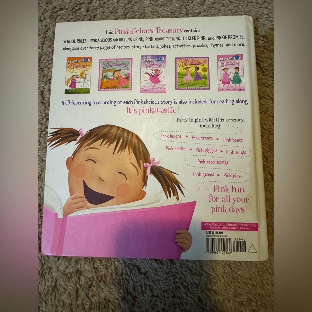 Pinkalicious The Princess of Pink Treasury with CD - Picture 3 of 4